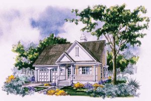 Ranch Exterior - Front Elevation Plan #929-304