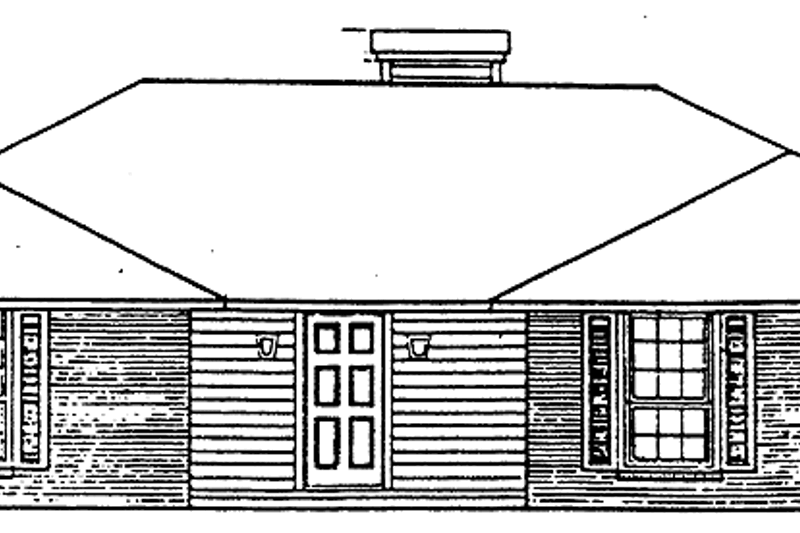 Architectural House Design - Colonial Exterior - Front Elevation Plan #30-327