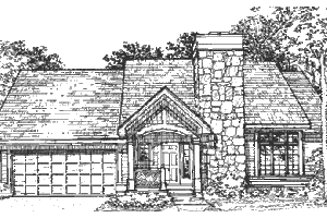Exterior - Other Elevation for Craftsman House Plan #320-345 - 3 bed, 2.5 bath