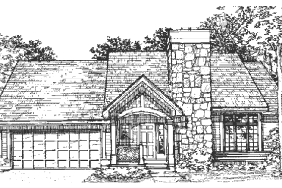Exterior - Other Elevation for Craftsman House Plan #320-345 - 3 bed, 2.5 bath