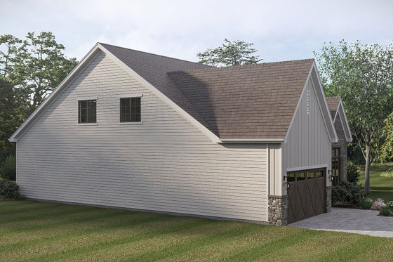 Exterior - Other Elevation 1 for Farmhouse House Plan #455-773 - 4 bed, 4 bath