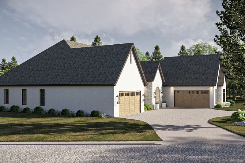 House Blueprint - Exterior - Other Elevation for Cottage House Plan #455-684 - 3 bed, 2.5 bath