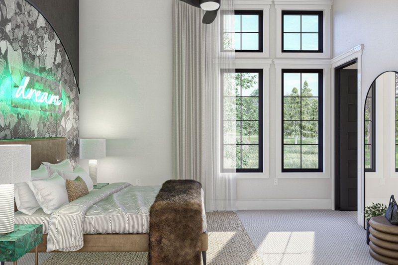 House Blueprint - Interior - Bedroom for Barndominium House Plan #455-662 - 3 bed, 2 bath
