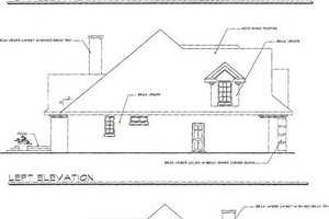 Exterior - Rear Elevation for Craftsman House Plan #124-418 - 4 bed, 3 bath