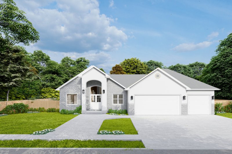 Dream House Plan - Craftsman Exterior - Front Elevation Plan #1060-266