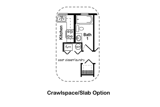 Floor Plan - Other Floor for Country House Plan #312-531 - 3 bed, 2 bath