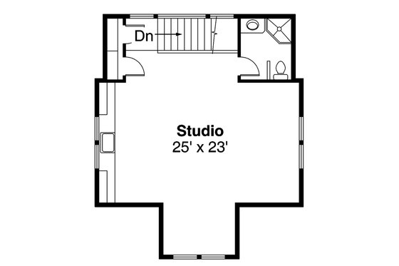 Floor Plan - Other Floor 1 for Craftsman House Plan #124-556 - 3 bed, 3.5 bath
