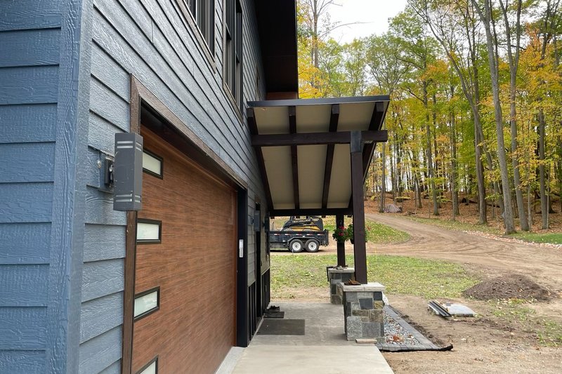 House Blueprint - Exterior - Covered Porch for Contemporary House Plan #932-548 - 2 bed, 2.5 bath