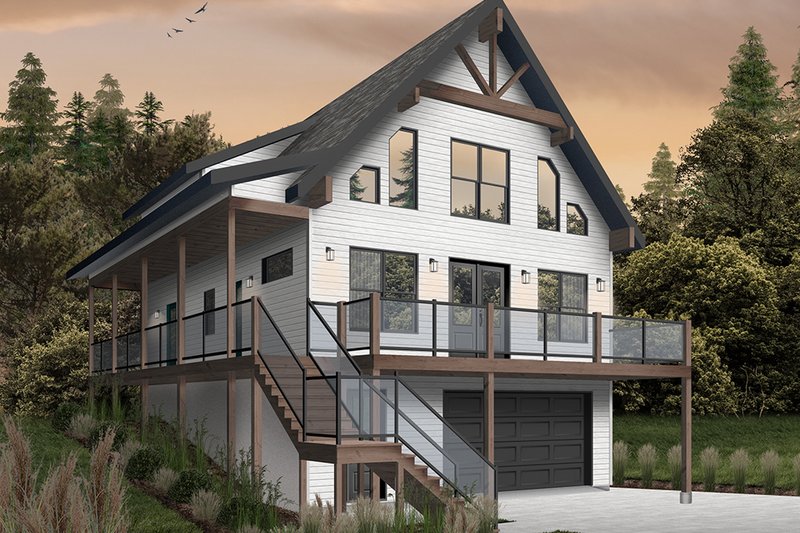 Home Plan - Cottage Exterior - Front Elevation Plan #23-2718
