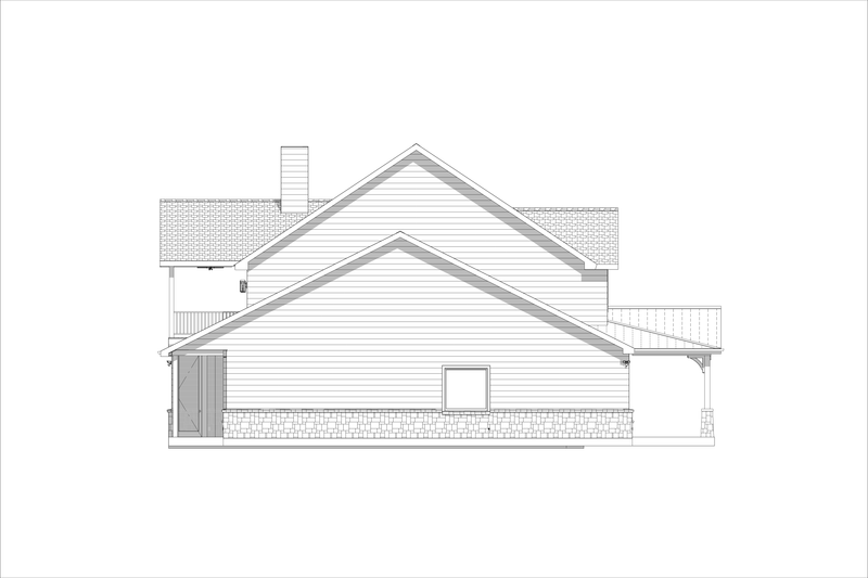 Dream House Plan - Exterior - Other Elevation 2 for Farmhouse House Plan #1127-21 - 4 bed, 3.5 bath