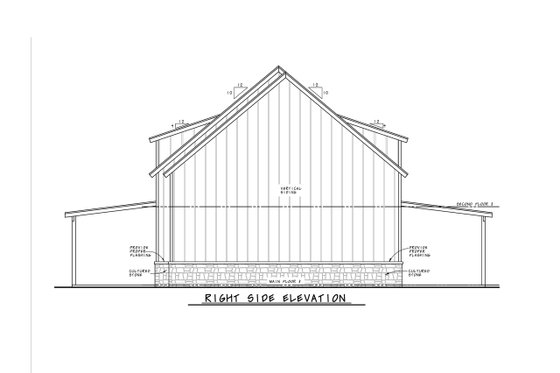 Exterior - Other Elevation 1 for Barndominium House Plan #20-2574 - 1 bed, 2 bath