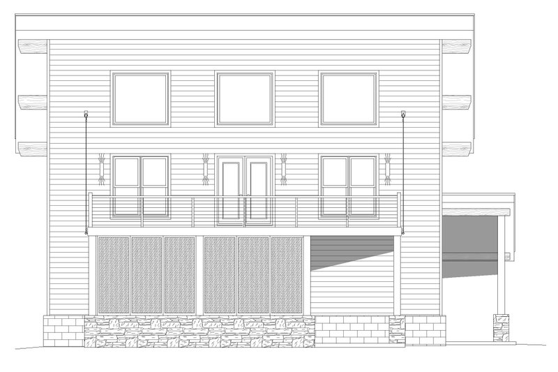 House Design - Exterior - Front Elevation 3 for Traditional House Plan #932-545 - 2 bed, 2 bath