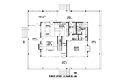 Country Style House Plan - 3 Beds 2.5 Baths 2585 Sq/Ft Plan #81-13661 