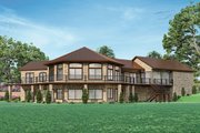 European Style House Plan - 4 Beds 4.5 Baths 4461 Sq/Ft Plan #124-1266 