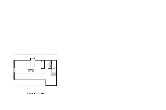 Floor Plan - Upper Floor for Country House Plan #140-160 - 3 bed, 3 bath