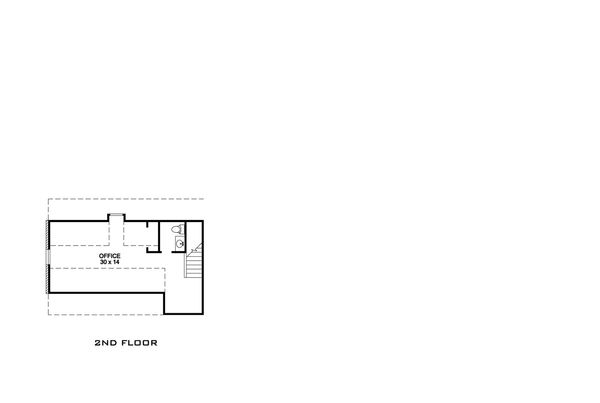 Country Floor Plan - Upper Floor Plan #140-160
