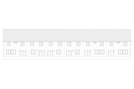 Exterior - Rear Elevation 1 for Farmhouse House Plan #1060-317 - 18 bed, 12 bath