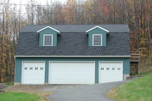Country Exterior - Front Elevation Plan #75-197