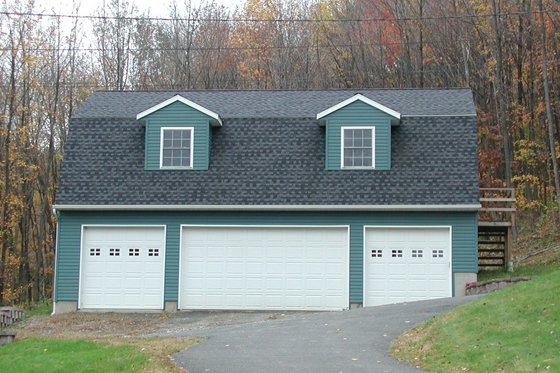 Exterior - Front Elevation for Country House Plan #75-197, 0 bath