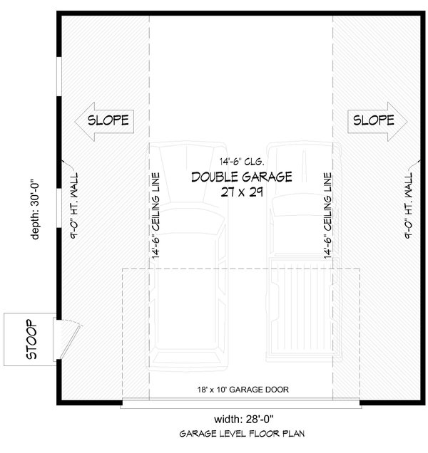 House Blueprint - Southern Floor Plan - Main Floor Plan #932-1397