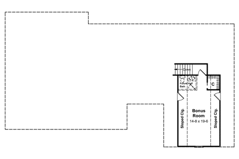 Dream House Plan - Floor Plan - Other Floor for Farmhouse House Plan #21-154 - 3 bed, 3 bath