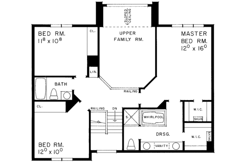 Traditional Style House Plan - 3 Beds 3 Baths 2109 Sq Ft Plan #72-329 