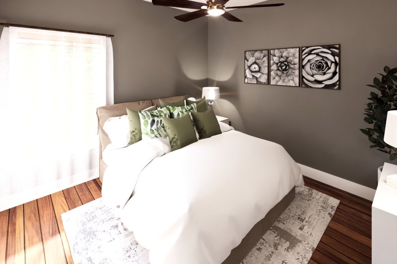 Home Plan - Interior - Bedroom 1 for Country House Plan #44-196 - 3 bed, 2 bath