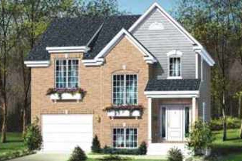 Home Plan - European Exterior - Front Elevation Plan #25-239