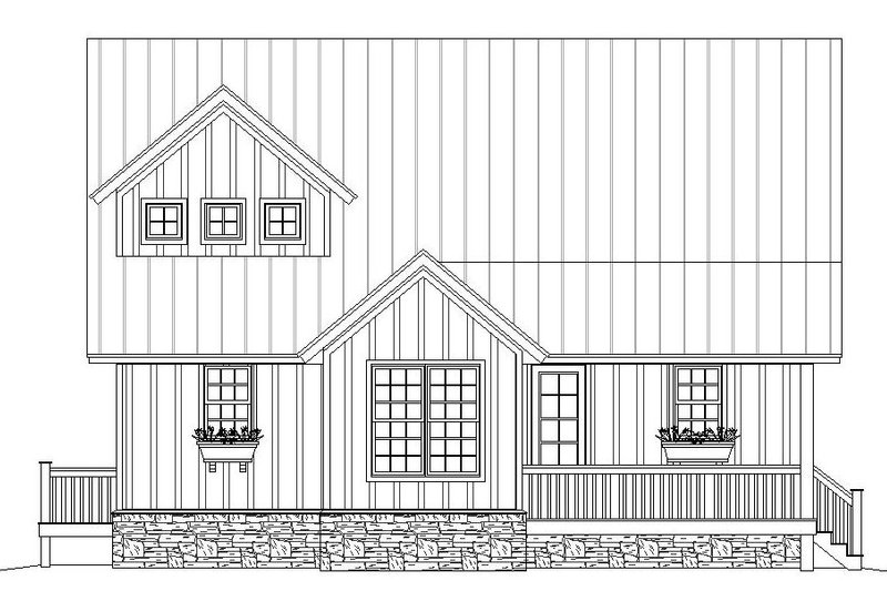 Home Plan - Exterior - Front Elevation 4 for Country House Plan #932-262 - 3 bed, 2.5 bath