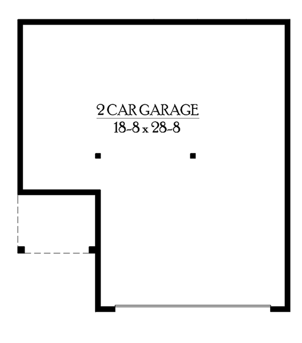Home Plan - Craftsman Floor Plan - Lower Floor Plan #132-287