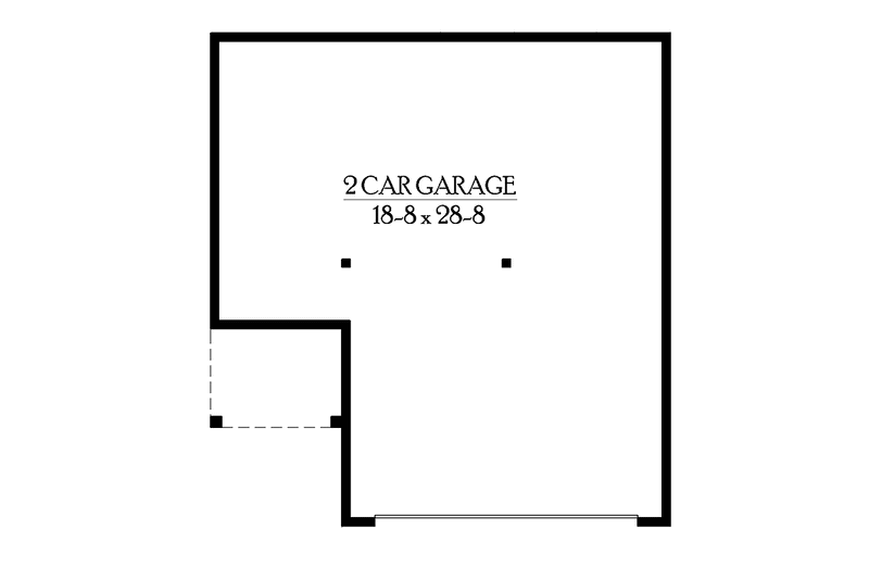 Home Plan - Floor Plan - Lower Floor for Craftsman House Plan #132-287 - 3 bed, 2.5 bath