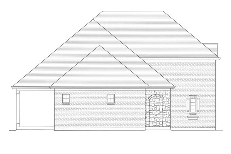 House Plan Design - Exterior - Other Elevation for European House Plan #46-827 - 3 bed, 2.5 bath