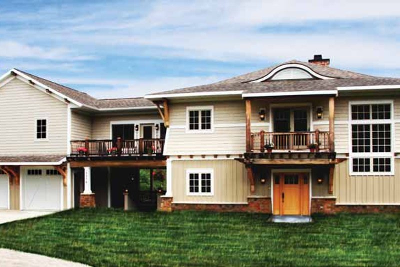 Dream House Plan - Craftsman Exterior - Front Elevation Plan #928-112