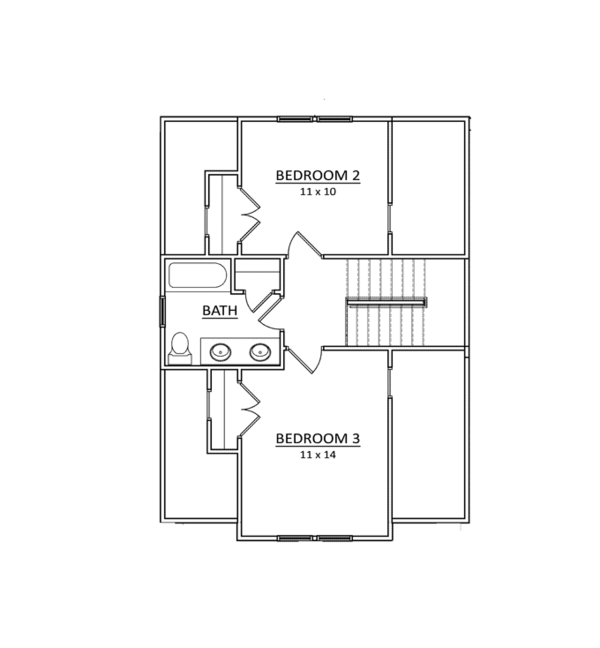 Architectural House Design - Craftsman Floor Plan - Upper Floor Plan #936-5