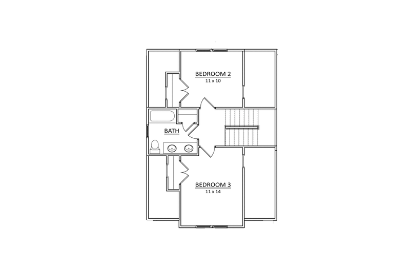 Home Plan - Floor Plan - Upper Floor 1 for Craftsman House Plan #936-5 - 3 bed, 2.5 bath