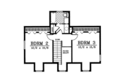 Country Style House Plan - 3 Beds 2.5 Baths 1830 Sq/Ft Plan #101-201 