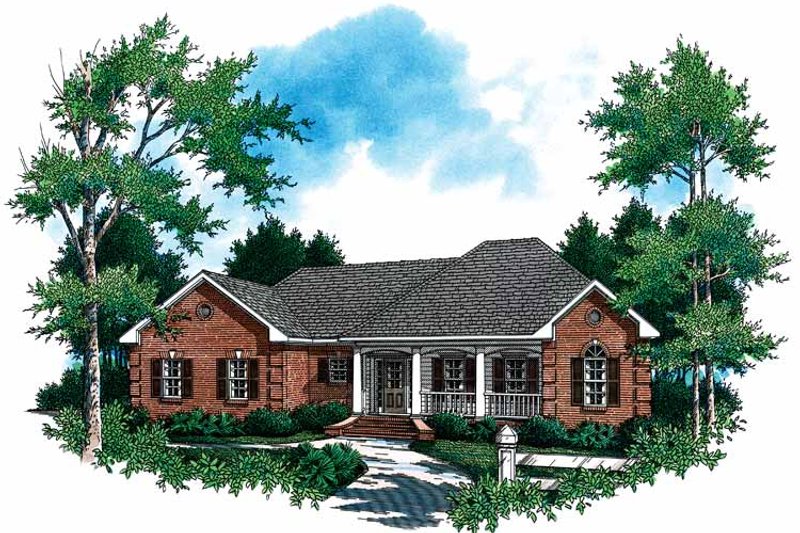 Dream House Plan - Contemporary Exterior - Front Elevation Plan #21-408