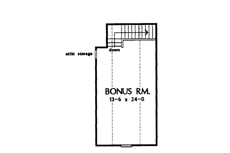 Home Plan - Floor Plan - Other Floor for Country House Plan #929-339 - 3 bed, 2 bath