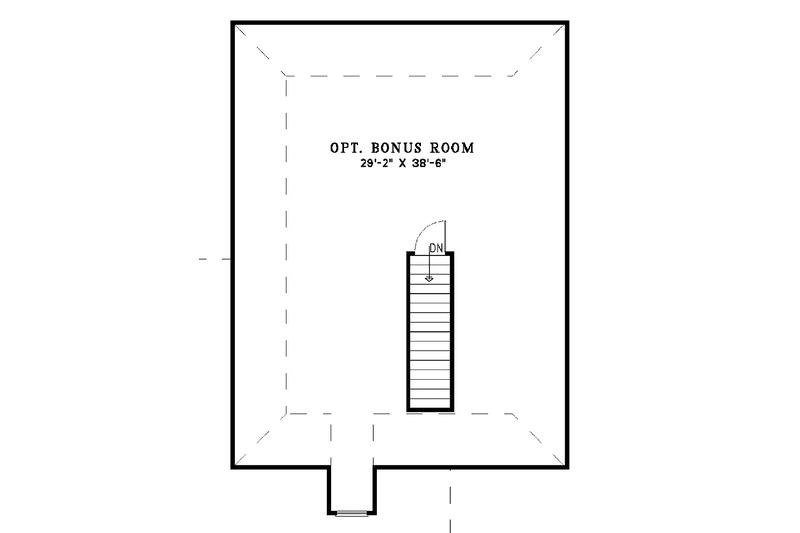 Architectural House Design - Floor Plan - Upper Floor for Craftsman House Plan #17-3106 - 3 bed, 2 bath
