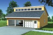 Contemporary Style House Plan - 0 Beds 0 Baths 1248 Sq/Ft Plan #312-744 