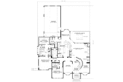 European Style House Plan - 5 Beds 5 Baths 3692 Sq/Ft Plan #17-567 