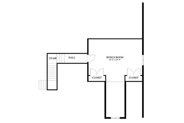 House Blueprint - Ranch Floor Plan - Upper Floor Plan #1060-6