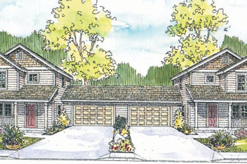 House Design - Craftsman Exterior - Front Elevation Plan #124-811