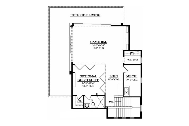 Dream House Plan - Floor Plan - Upper Floor for Mediterranean House Plan #1058-84 - 4 bed, 4.5 bath