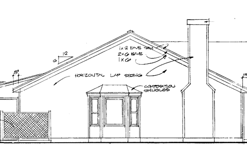 Dream House Plan - Exterior - Other Elevation for Cottage House Plan #30-258 - 2 bed, 2 bath