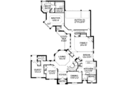 European Style House Plan - 5 Beds 4.5 Baths 4734 Sq/Ft Plan #141-134 