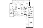 European Style House Plan - 3 Beds 3 Baths 3032 Sq/Ft Plan #301-114 