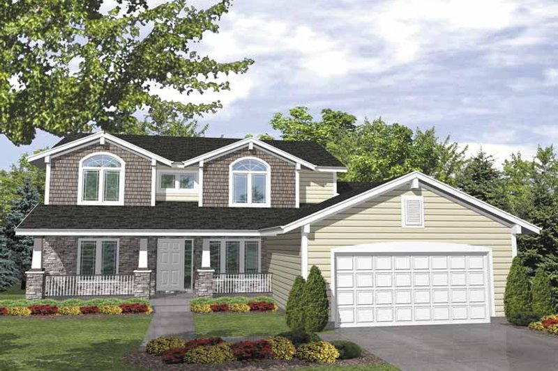 Home Plan - Country Exterior - Front Elevation Plan #320-836