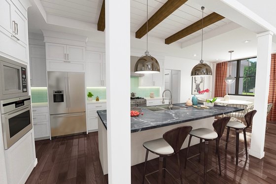 Interior - Kitchen for Farmhouse House Plan #48-982 - 4 bed, 3.5 bath