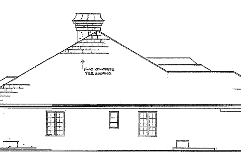 Dream House Plan - Exterior - Other Elevation for Mediterranean House Plan #930-36 - 3 bed, 3.5 bath